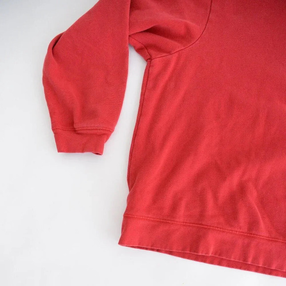 Vintage Red Embroidered Reindeer Rudolph Christmas Crewneck  Sweater XL - Picture 6 of 12